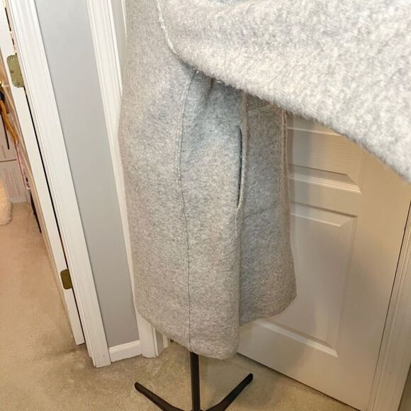 Vince Merino Wool Alpaca Brushed Shawl Knit Sweater Cardigan Oversized Coat - Picture 8 of 14